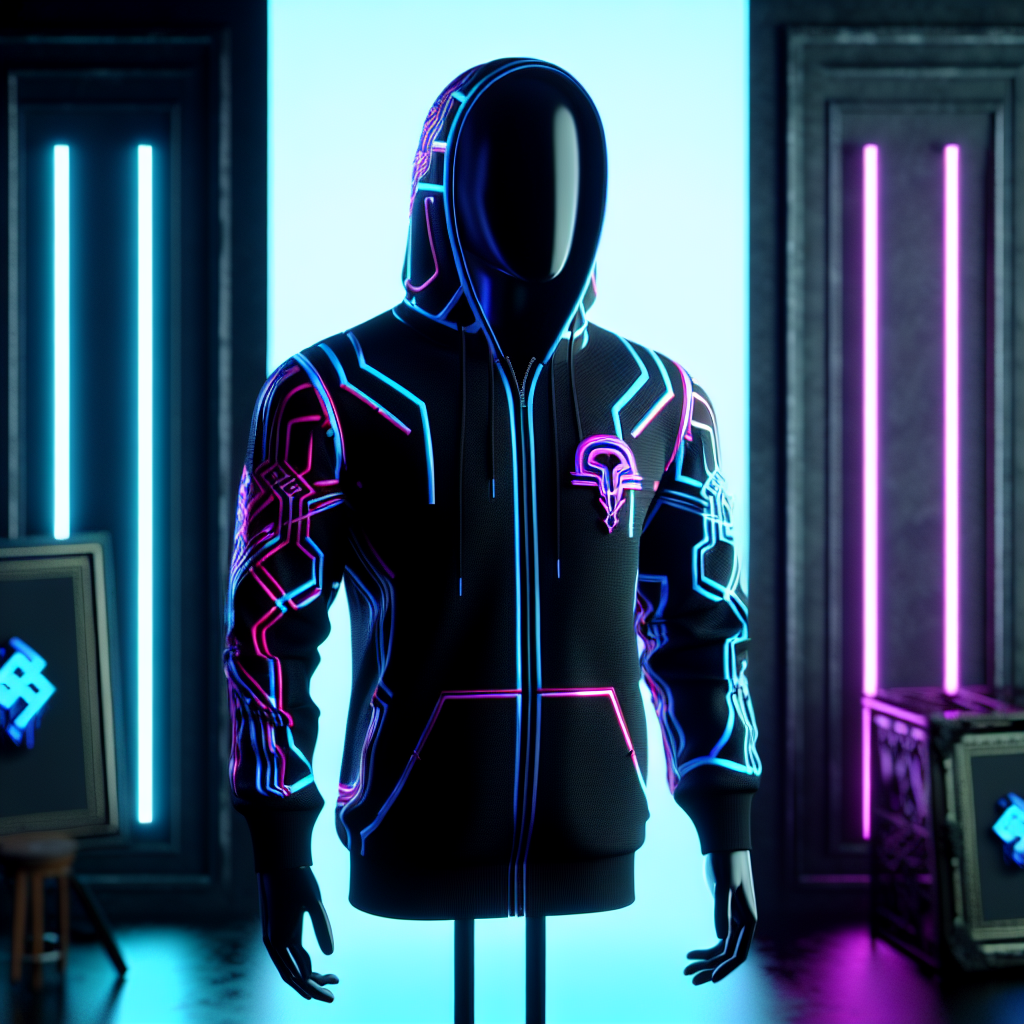 Neon Drift Tech Hoodie – Street Esports Edition