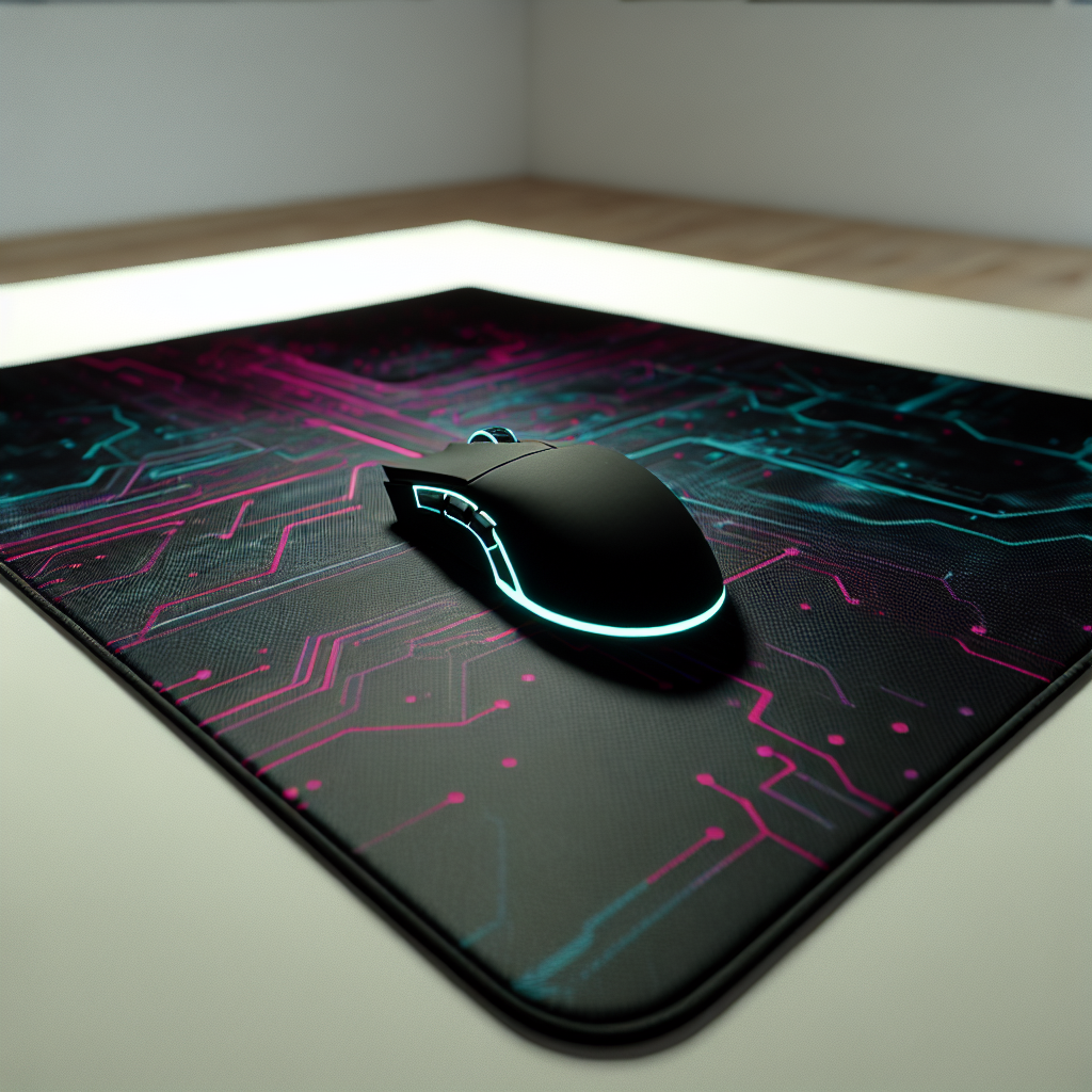 Neon Rift Pro Mousepad XL – Precision Surface