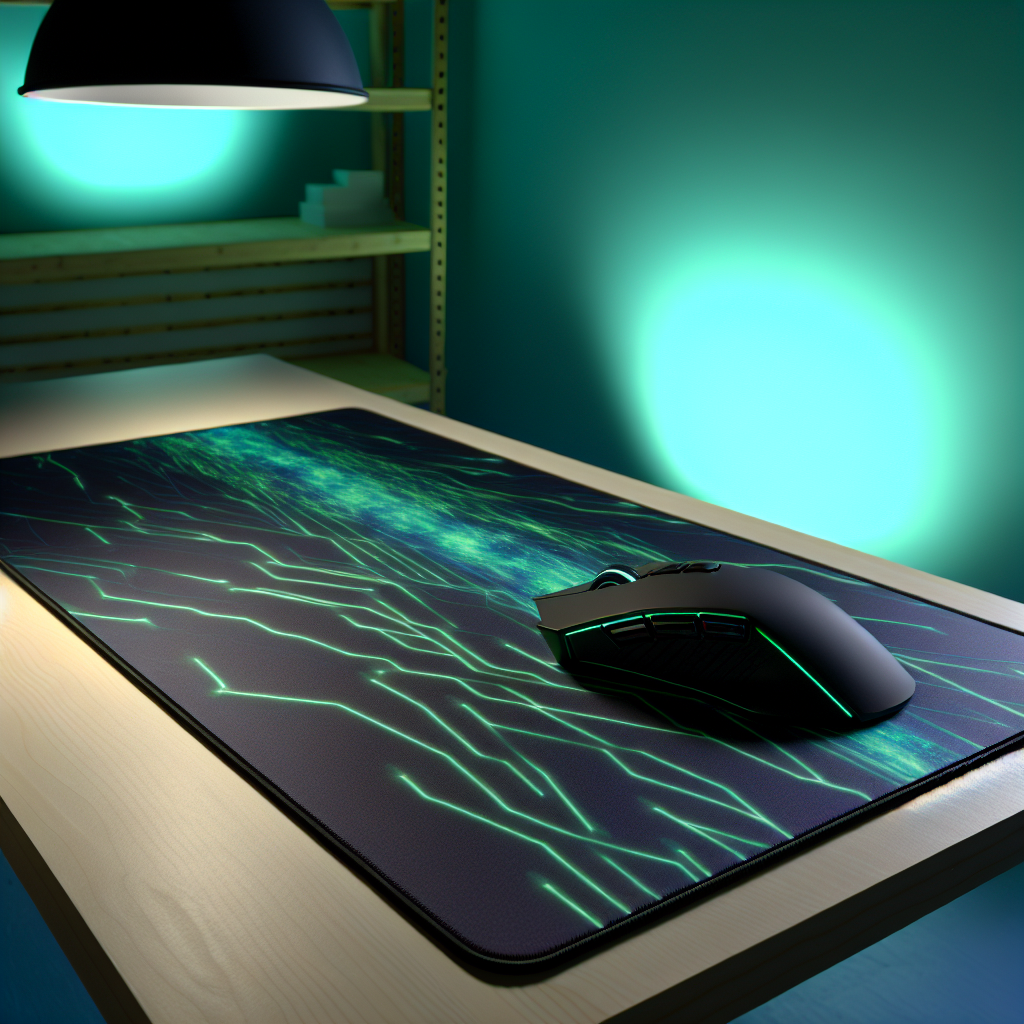 Neon Rift Gaming Mousepad XL – Pro Control Surface