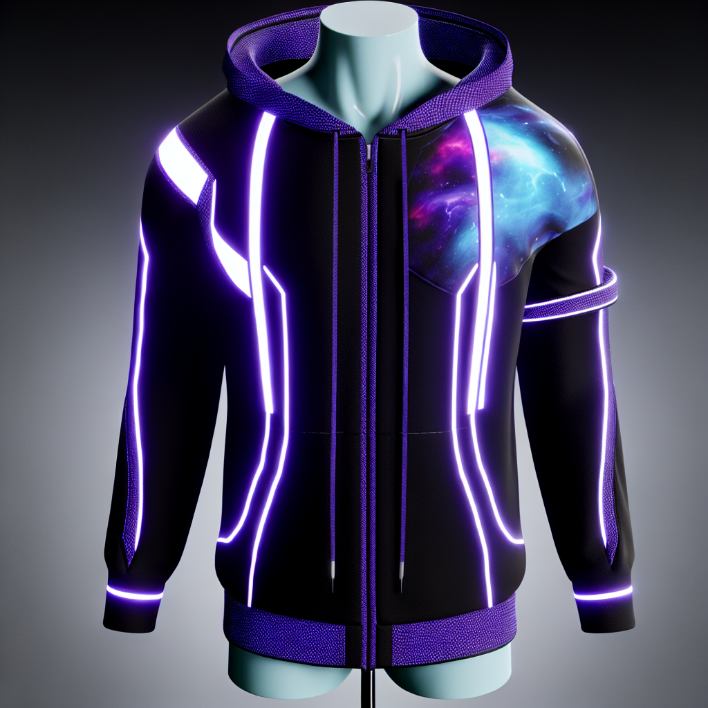Nebula Drift Tech Hoodie – Street Arena Edition