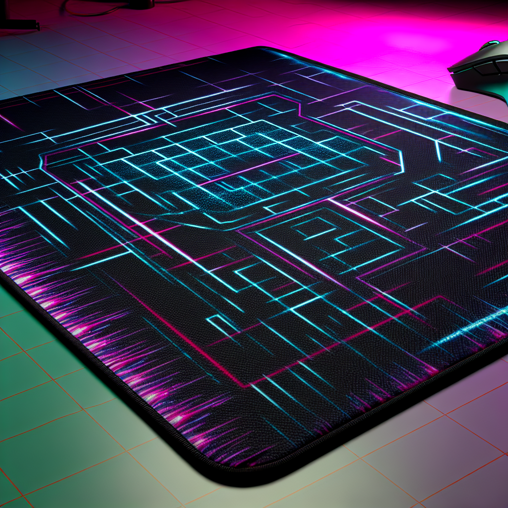 Neon Apex Gaming Mousepad XL – Precision Arena