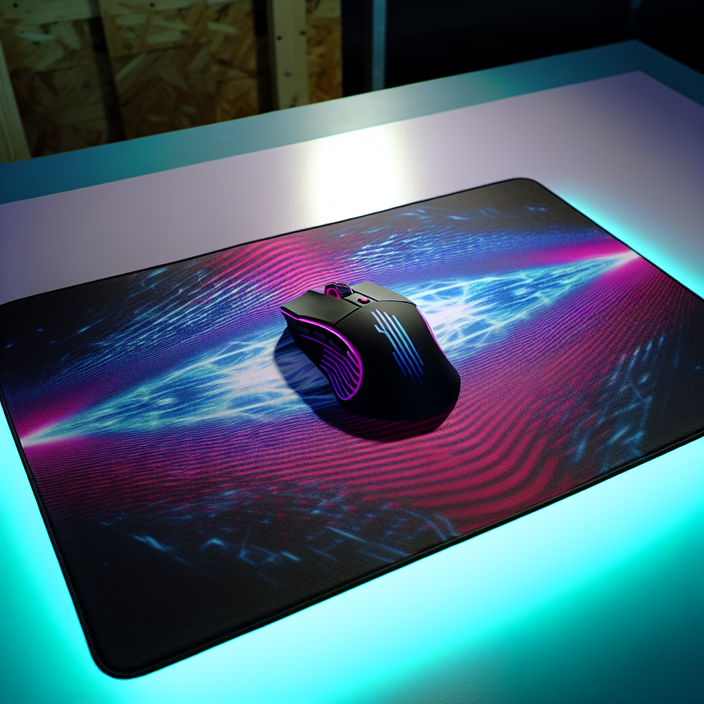 CyberWave XL Mousepad – Precision Control Edition
